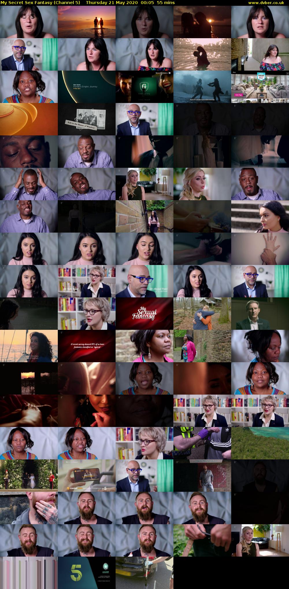 My Secret Sex Fantasy (Channel 5) Thursday 21 May 2020 00:05 - 01:00