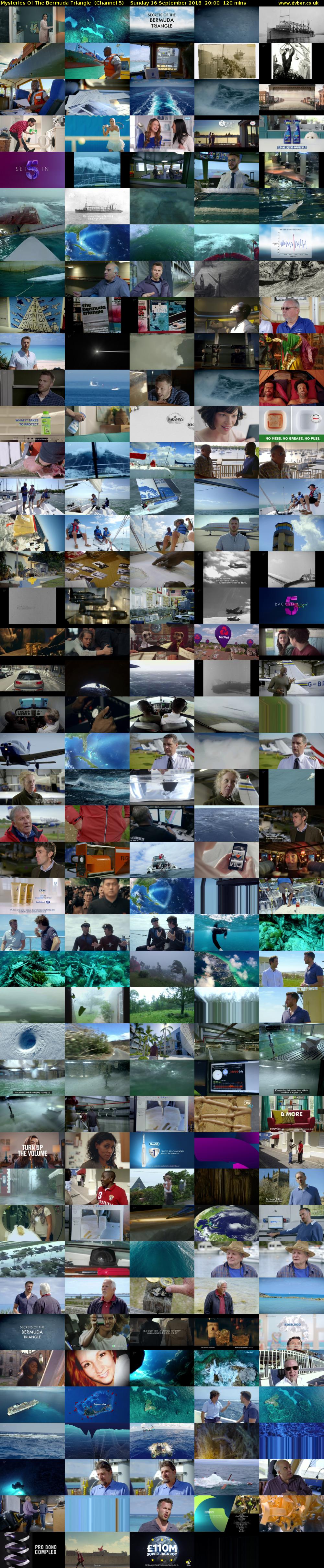 Mysteries Of The Bermuda Triangle  (Channel 5) Sunday 16 September 2018 20:00 - 22:00