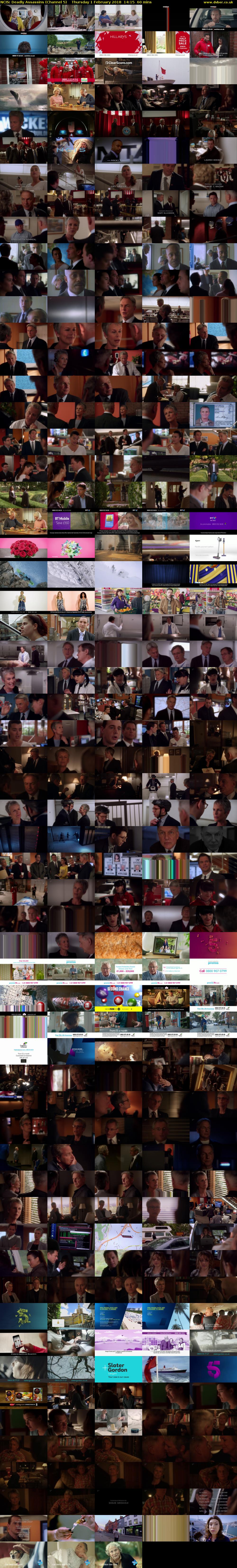 NCIS: Deadly Assassins (Channel 5) Thursday 1 February 2018 14:15 - 15:15
