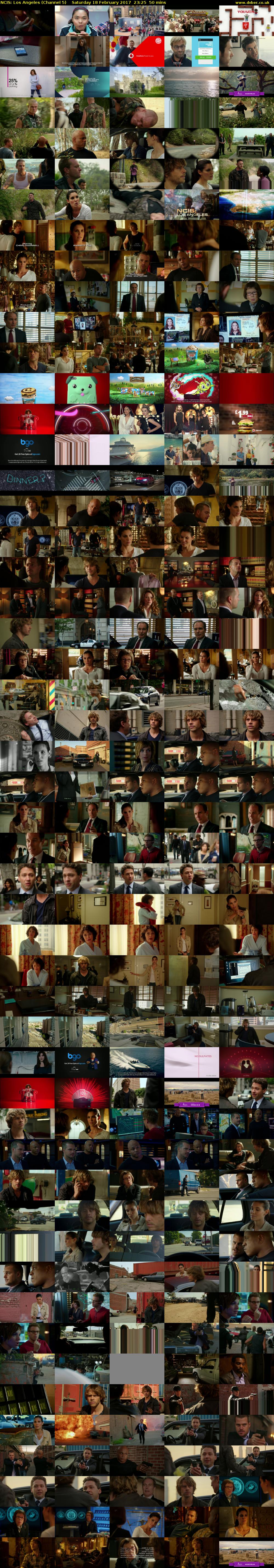 NCIS: Los Angeles (Channel 5) Saturday 18 February 2017 23:25 - 00:15