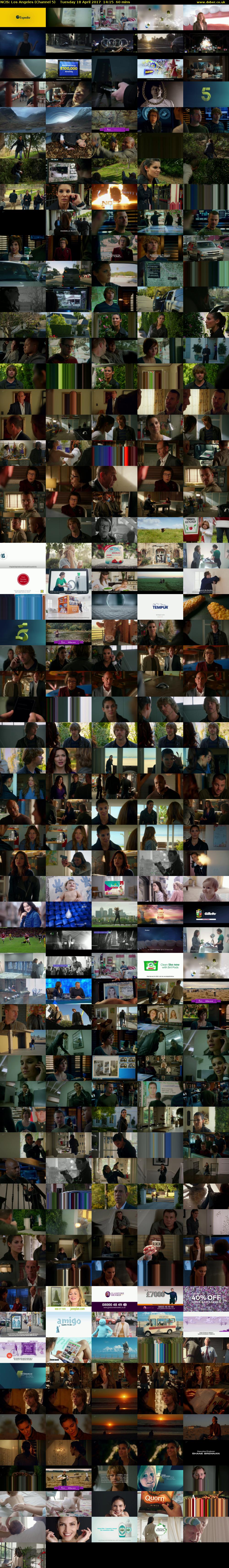 NCIS: Los Angeles (Channel 5) Tuesday 18 April 2017 14:15 - 15:15