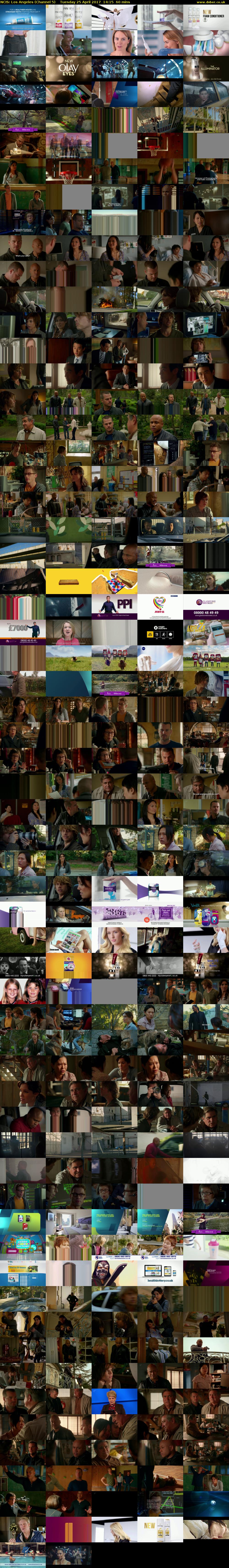 NCIS: Los Angeles (Channel 5) Tuesday 25 April 2017 14:15 - 15:15