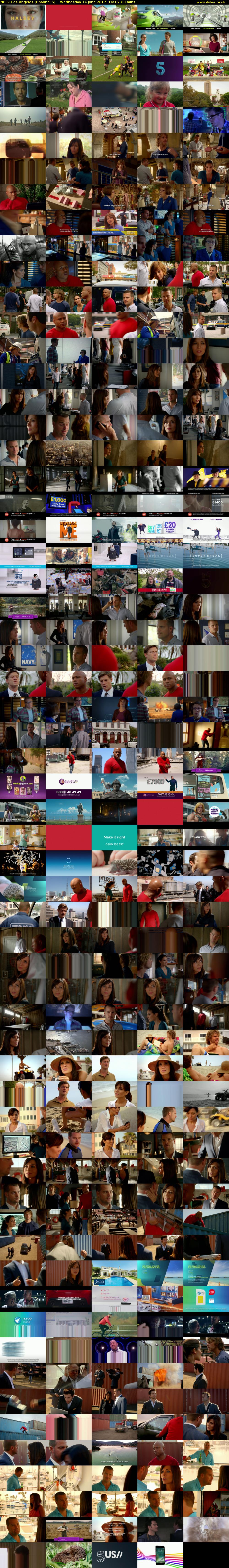 NCIS: Los Angeles (Channel 5) Wednesday 14 June 2017 14:15 - 15:15