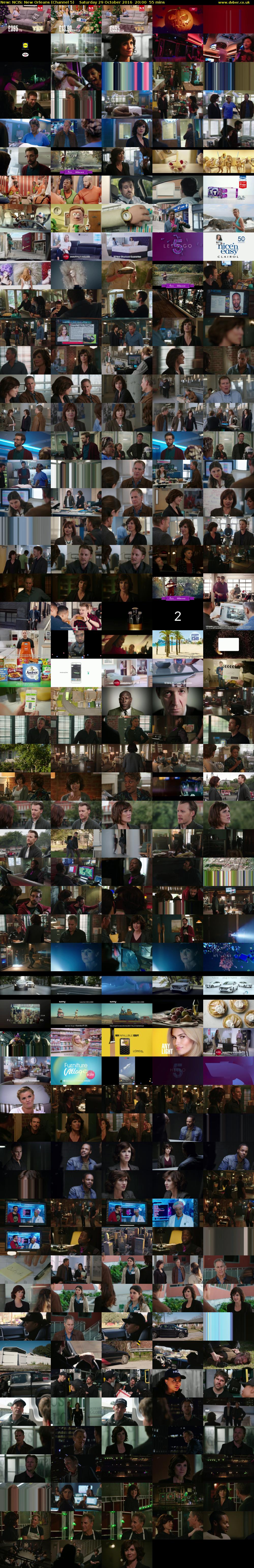 NCIS: New Orleans (Channel 5) Saturday 29 October 2016 20:00 - 20:55