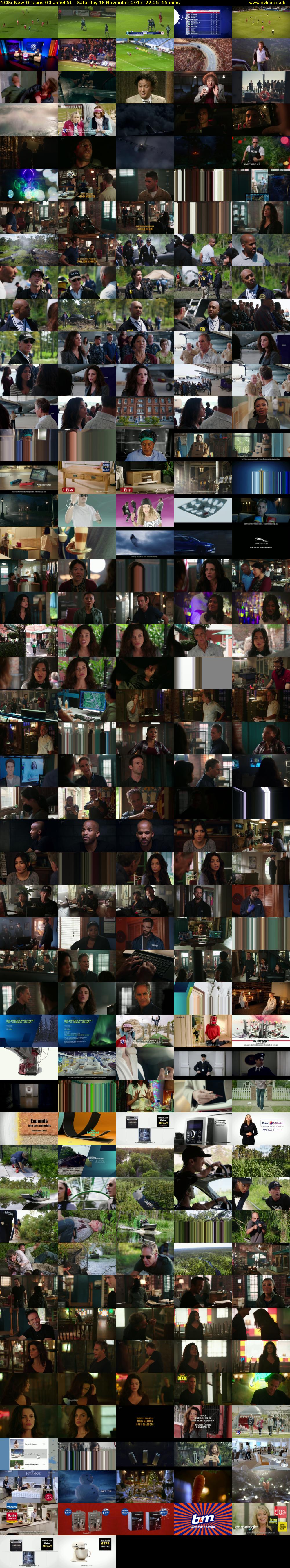 NCIS: New Orleans (Channel 5) Saturday 18 November 2017 22:25 - 23:20