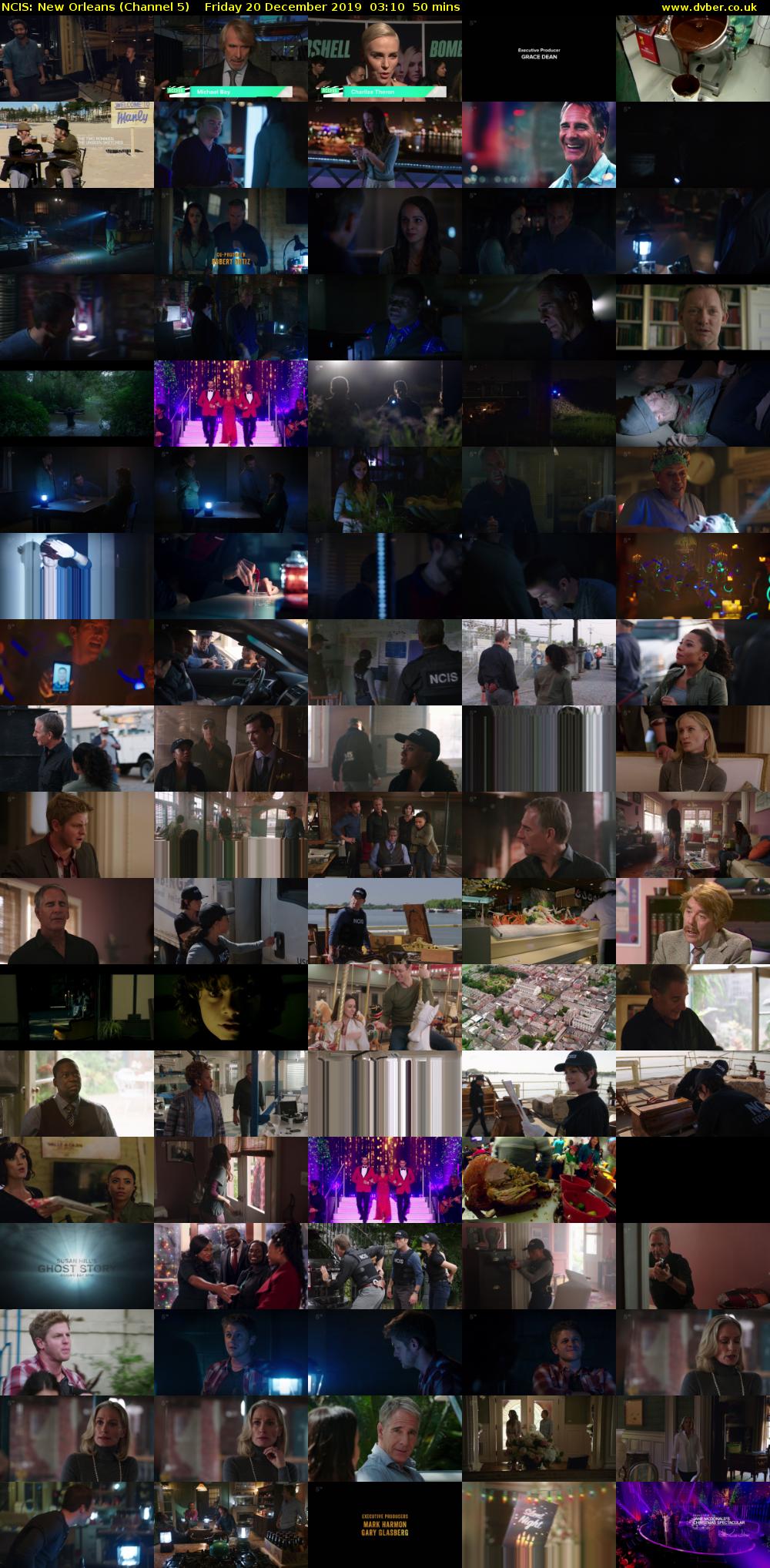 NCIS: New Orleans (Channel 5) Friday 20 December 2019 03:10 - 04:00