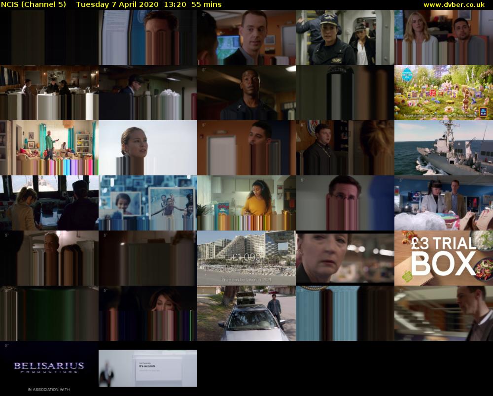 NCIS (Channel 5) Tuesday 7 April 2020 13:20 - 14:15