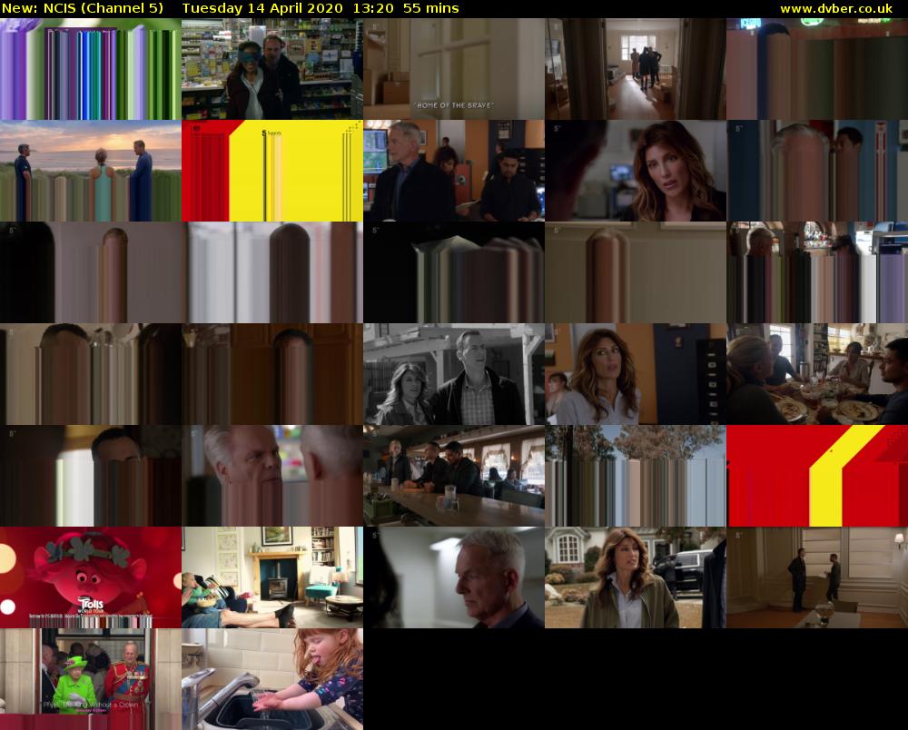 NCIS (Channel 5) Tuesday 14 April 2020 13:20 - 14:15