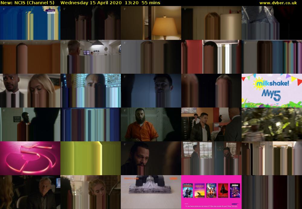 NCIS (Channel 5) Wednesday 15 April 2020 13:20 - 14:15