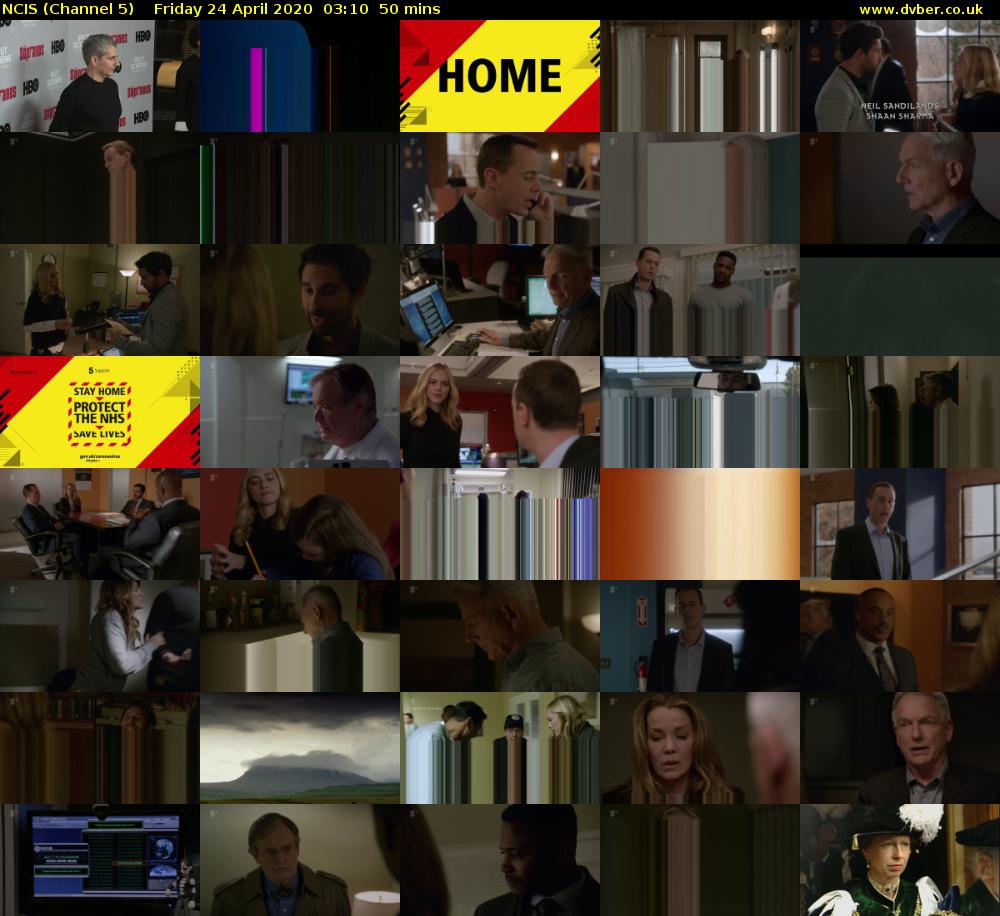 NCIS (Channel 5) Friday 24 April 2020 03:10 - 04:00