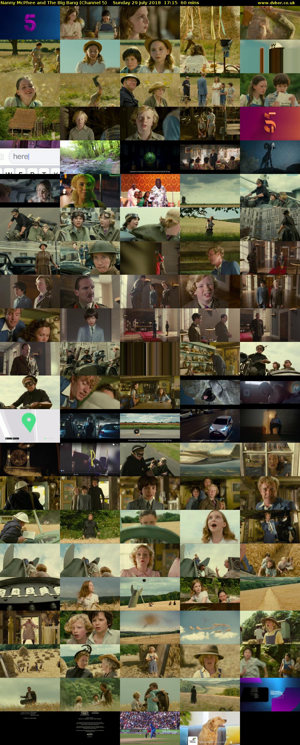 Nanny McPhee and The Big Bang (Channel 5) Sunday 29 July 2018 17:15 - 18:15