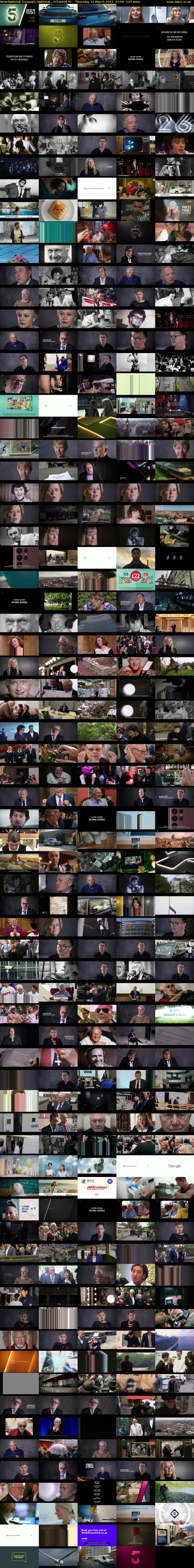 National Treasure, National... (Channel 5) Thursday 31 March 2022 21:00 - 23:05