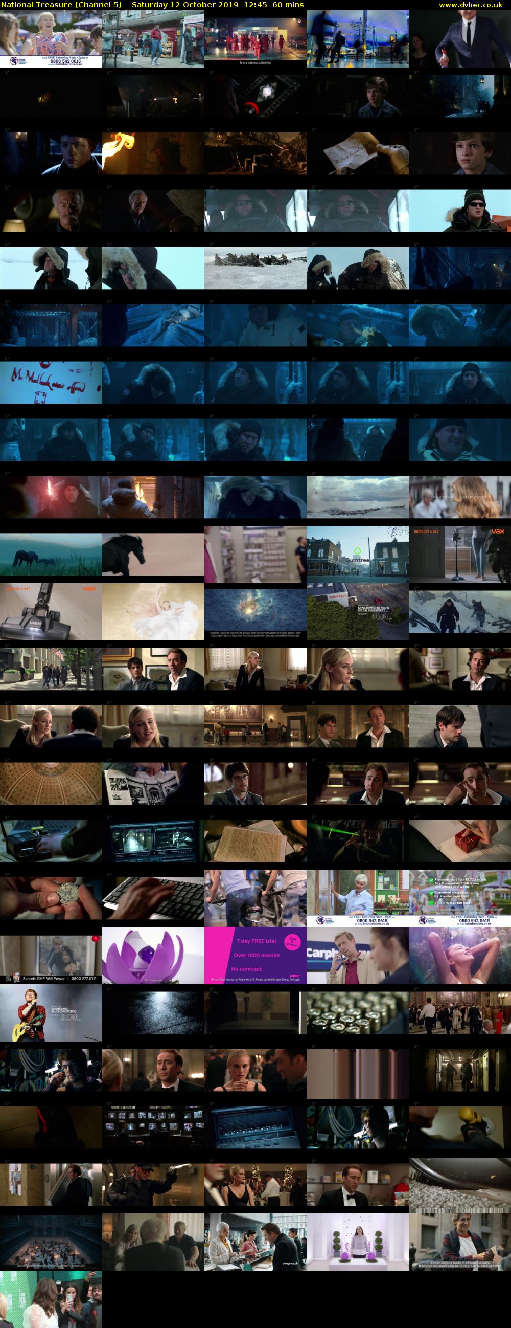 National Treasure (Channel 5) Saturday 12 October 2019 12:45 - 13:45