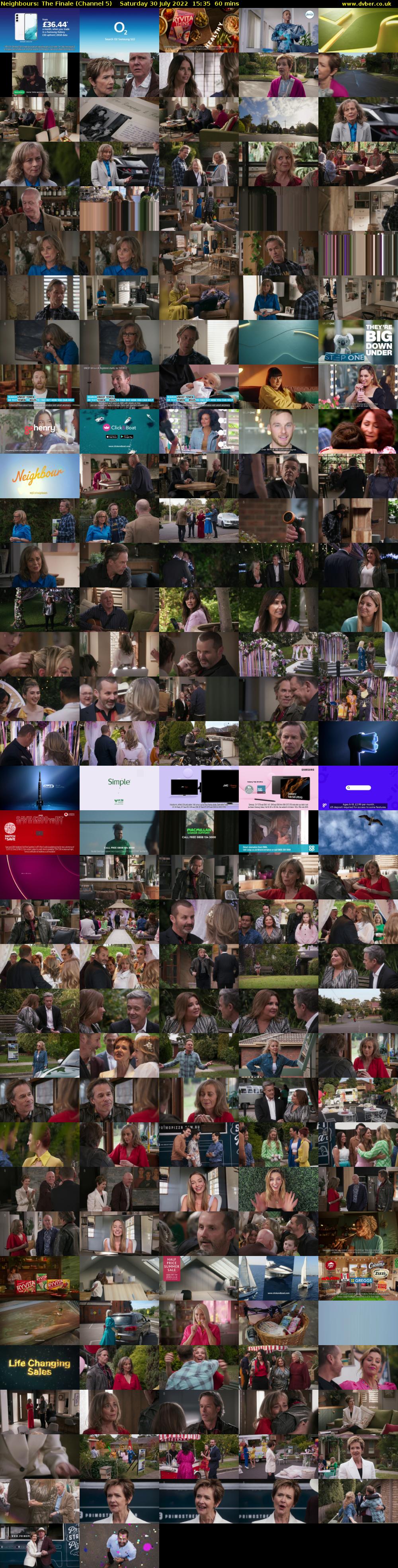 Neighbours: The Finale (Channel 5) Saturday 30 July 2022 15:35 - 16:35
