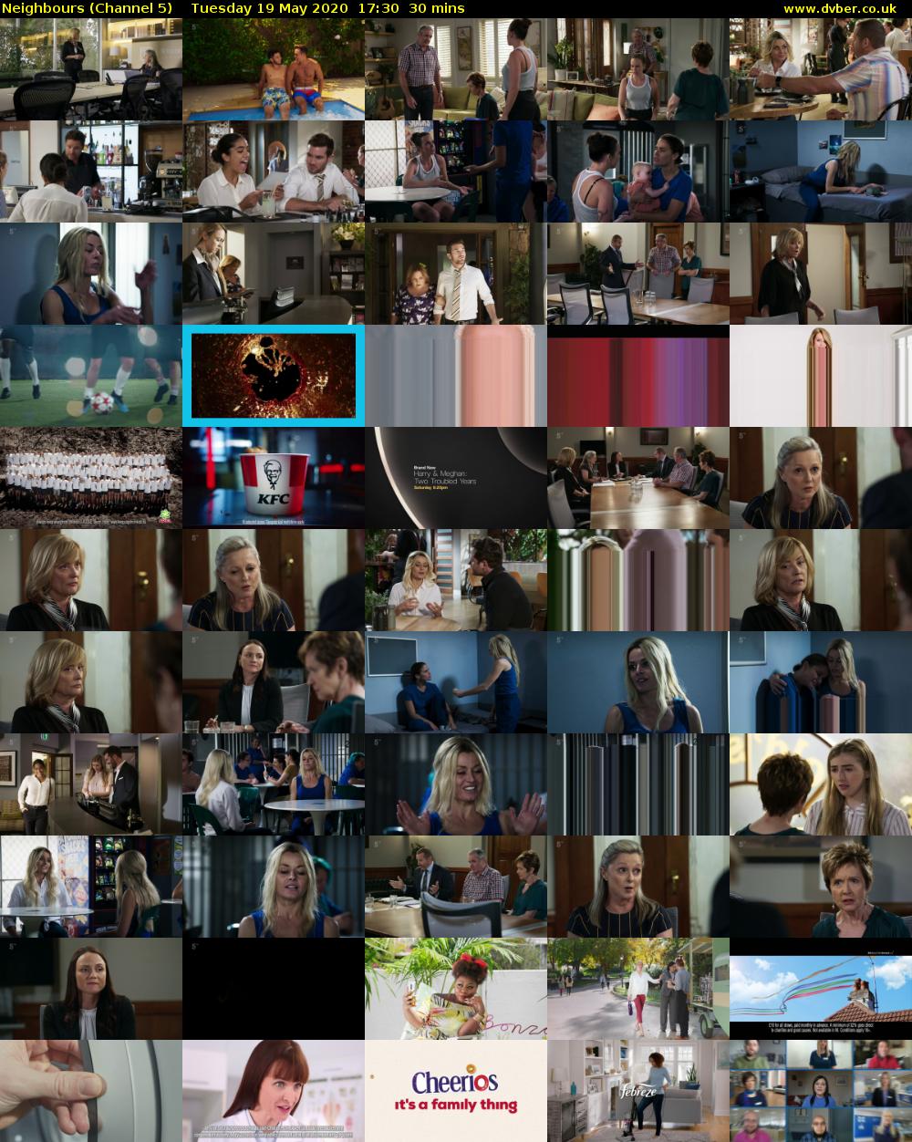 Neighbours (Channel 5) Tuesday 19 May 2020 17:30 - 18:00