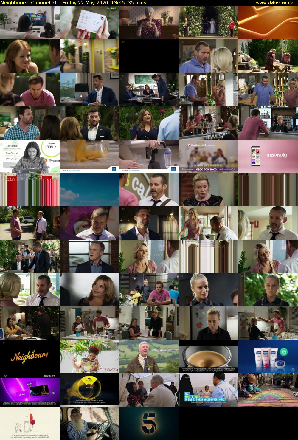 Neighbours (Channel 5) Friday 22 May 2020 13:45 - 14:20