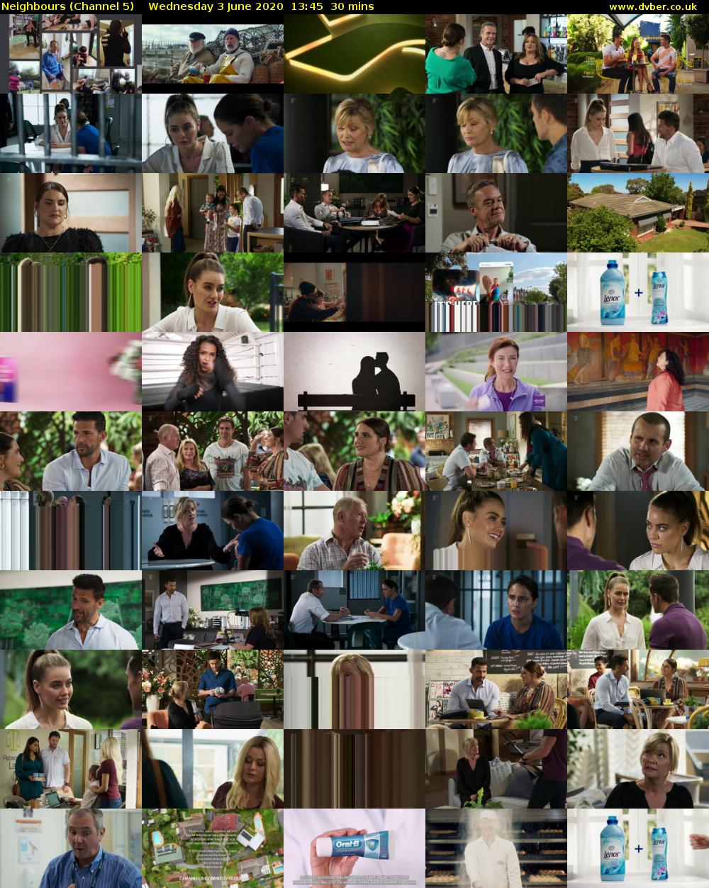 Neighbours (Channel 5) Wednesday 3 June 2020 13:45 - 14:15