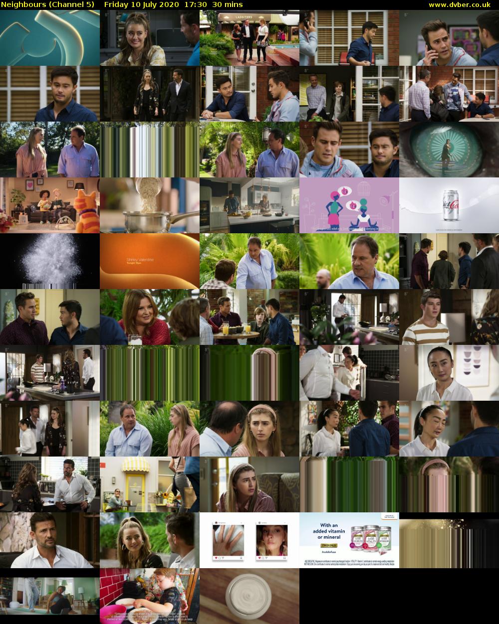 Neighbours (Channel 5) Friday 10 July 2020 17:30 - 18:00