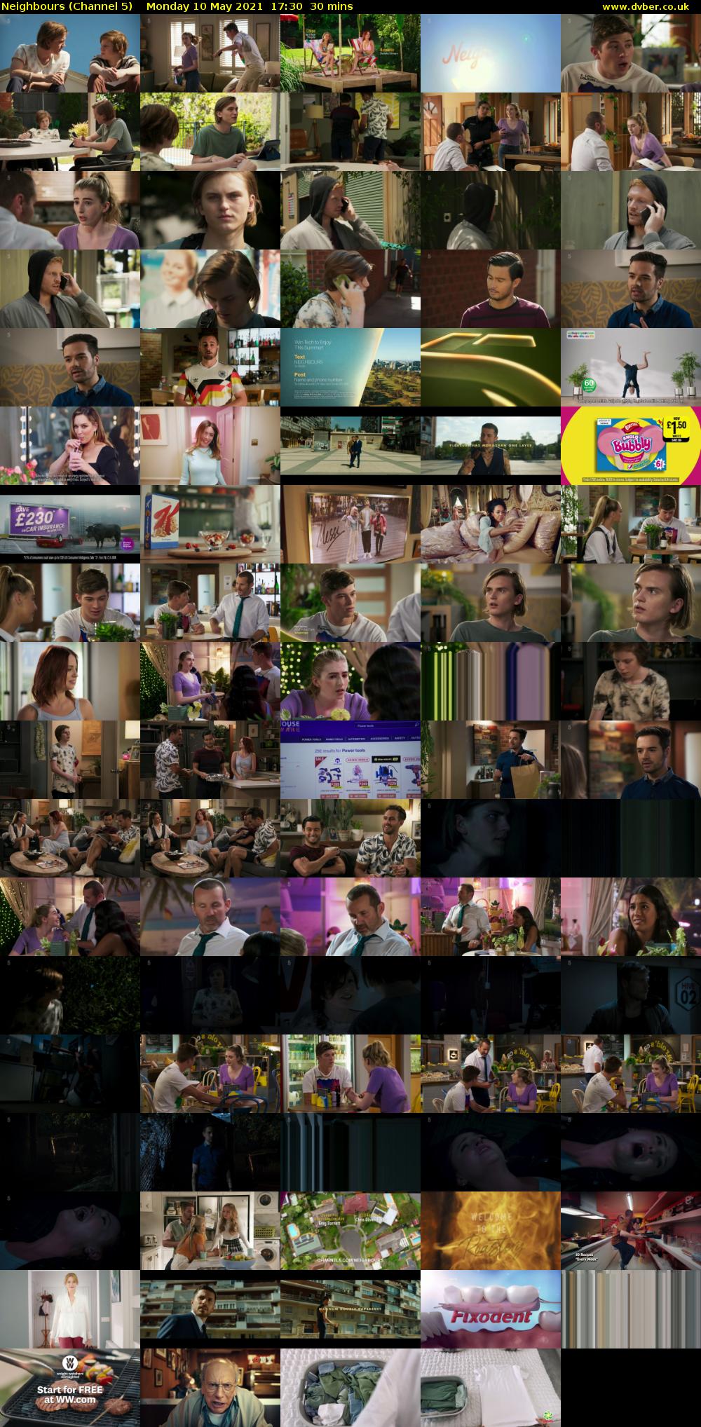 Neighbours (Channel 5) Monday 10 May 2021 17:30 - 18:00