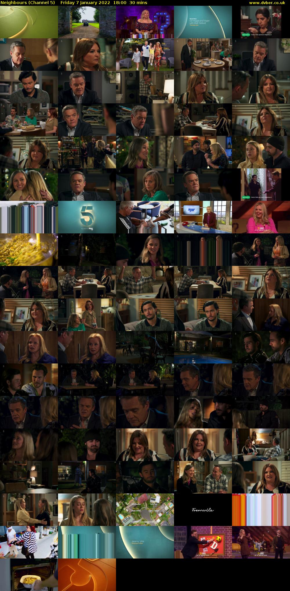 Neighbours (Channel 5) Friday 7 January 2022 18:00 - 18:30