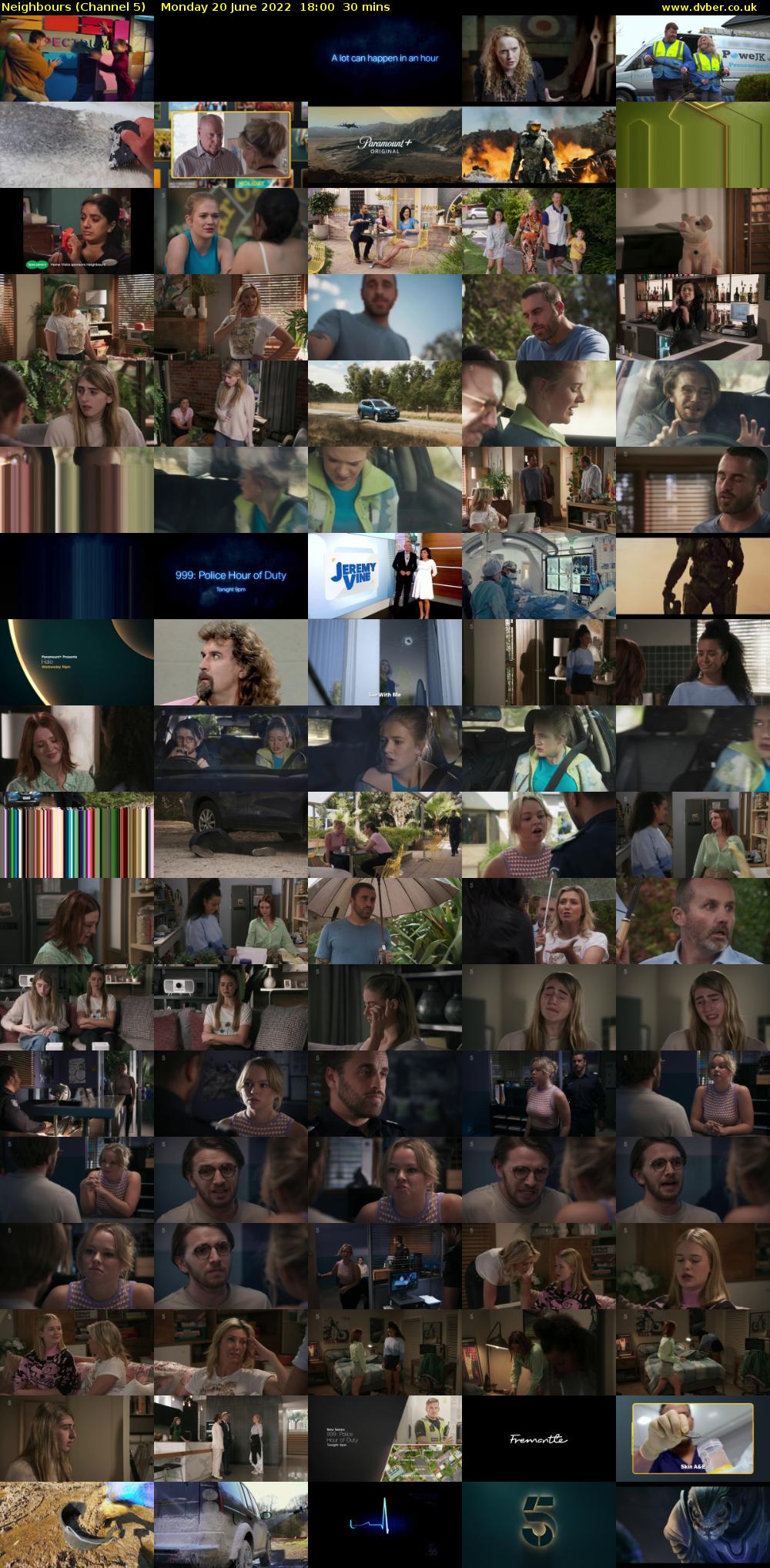 Neighbours (Channel 5) Monday 20 June 2022 18:00 - 18:30
