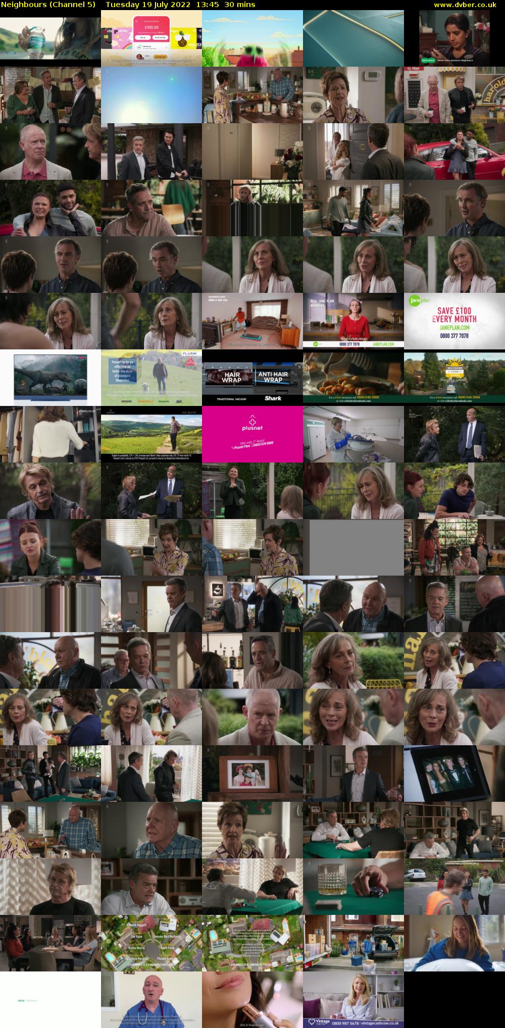 Neighbours (Channel 5) Tuesday 19 July 2022 13:45 - 14:15