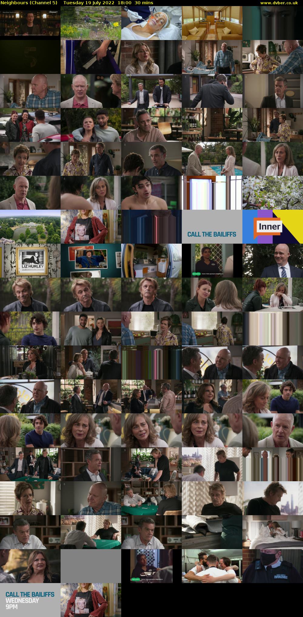 Neighbours (Channel 5) Tuesday 19 July 2022 18:00 - 18:30