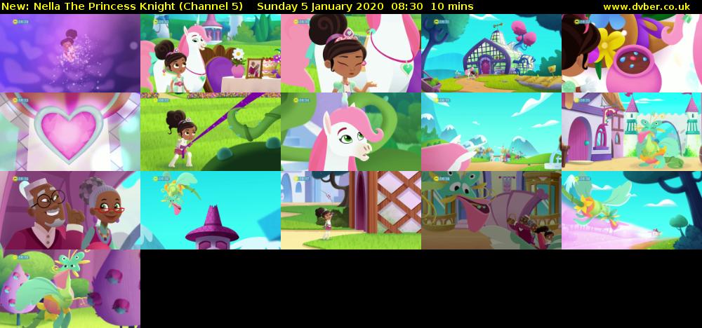 Nella The Princess Knight (Channel 5) Sunday 5 January 2020 08:30 - 08:40