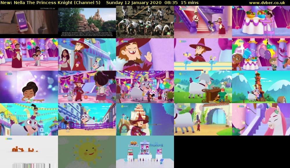 Nella The Princess Knight (Channel 5) Sunday 12 January 2020 08:35 - 08:50