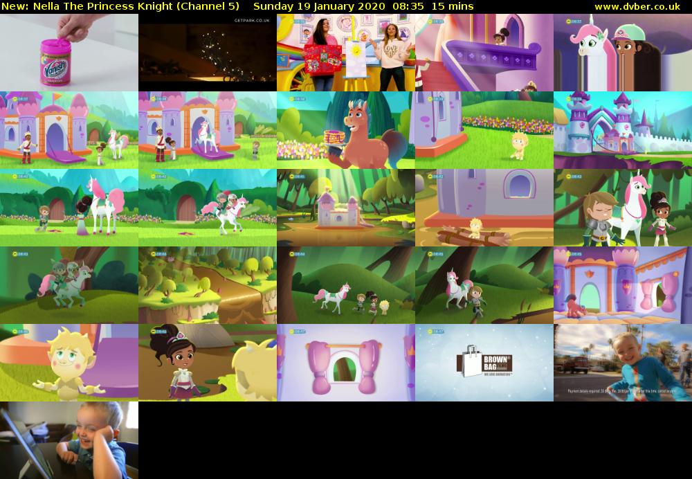 Nella The Princess Knight (Channel 5) Sunday 19 January 2020 08:35 - 08:50