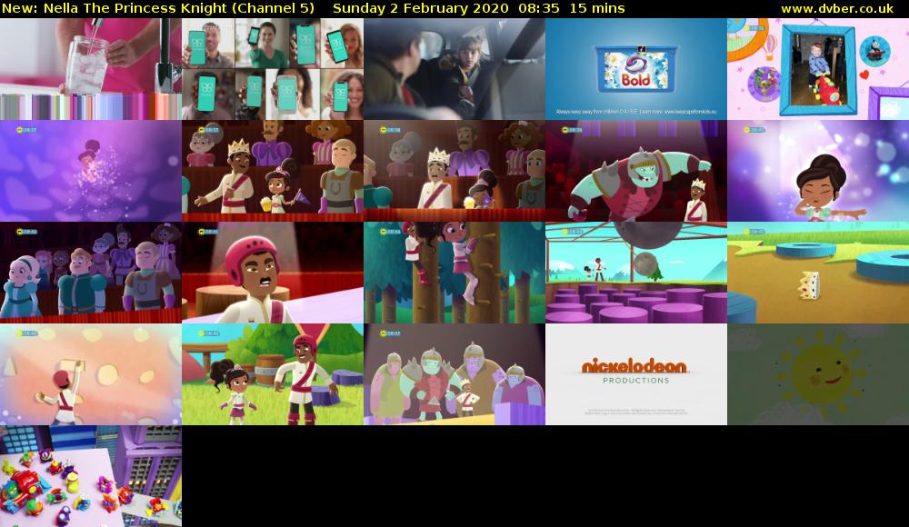 Nella The Princess Knight (Channel 5) Sunday 2 February 2020 08:35 - 08:50