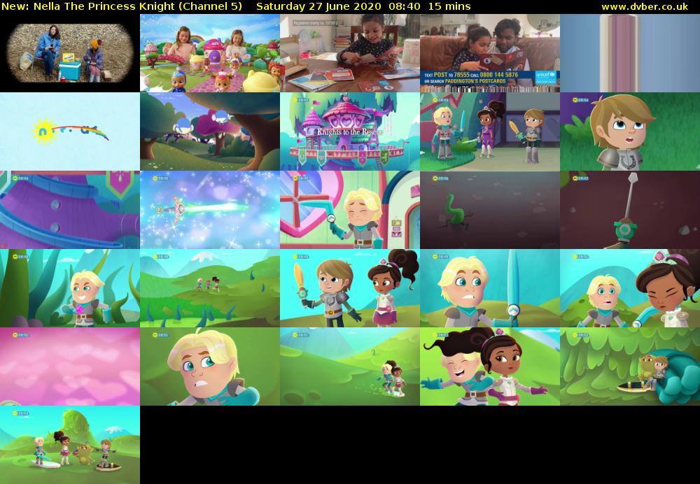 Nella The Princess Knight (Channel 5) Saturday 27 June 2020 08:40 - 08:55