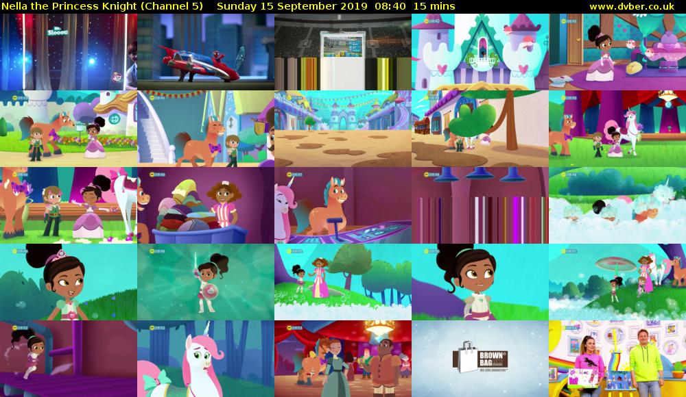 Nella the Princess Knight (Channel 5) Sunday 15 September 2019 08:40 - 08:55