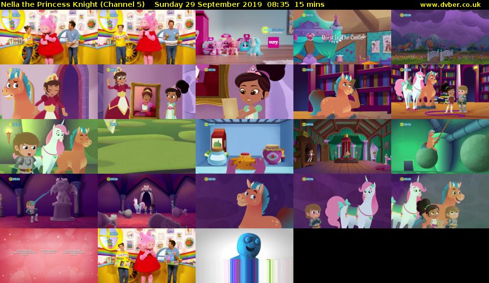 Nella the Princess Knight (Channel 5) Sunday 29 September 2019 08:35 - 08:50