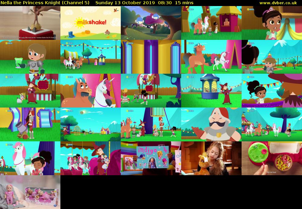 Nella the Princess Knight (Channel 5) Sunday 13 October 2019 08:30 - 08:45