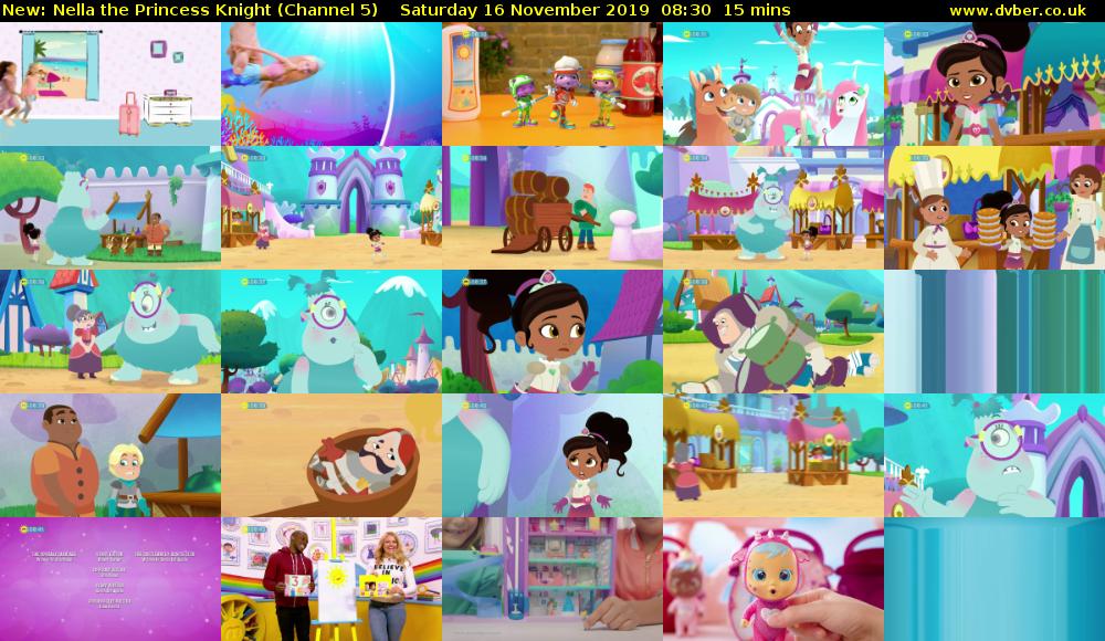 Nella the Princess Knight (Channel 5) Saturday 16 November 2019 08:30 - 08:45