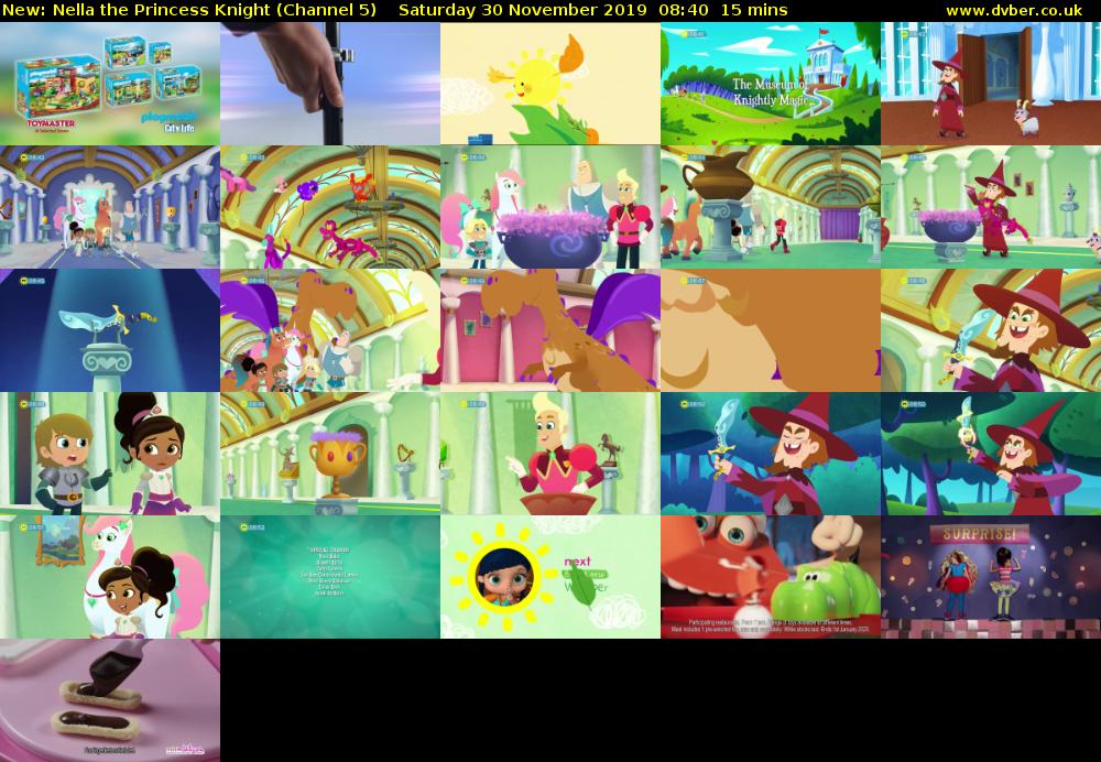 Nella the Princess Knight (Channel 5) Saturday 30 November 2019 08:40 - 08:55