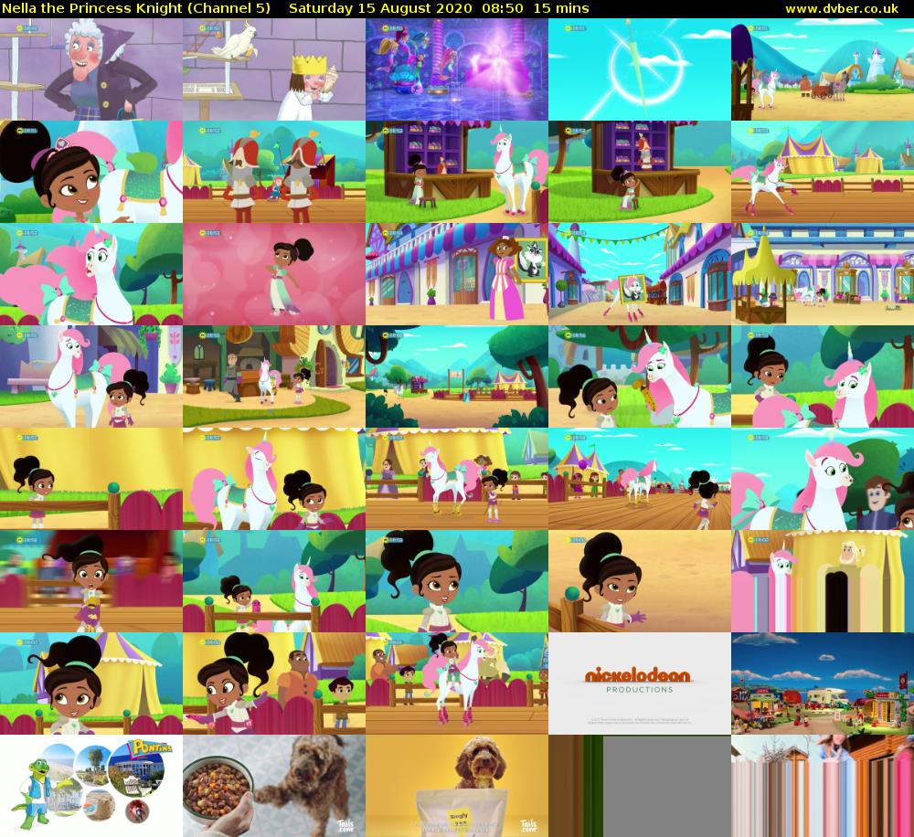 Nella the Princess Knight (Channel 5) Saturday 15 August 2020 08:50 - 09:05