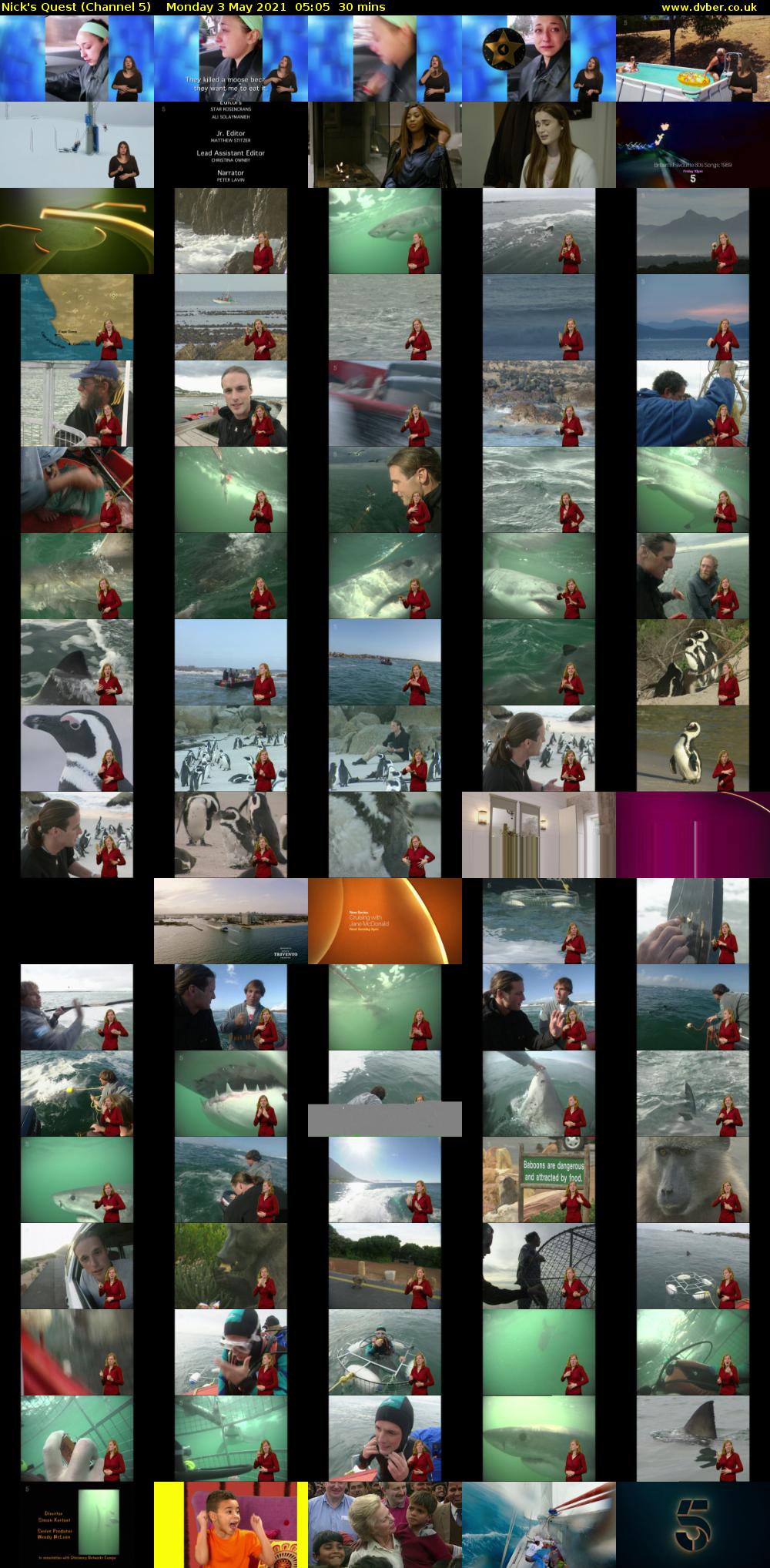 Nick's Quest (Channel 5) Monday 3 May 2021 05:05 - 05:35