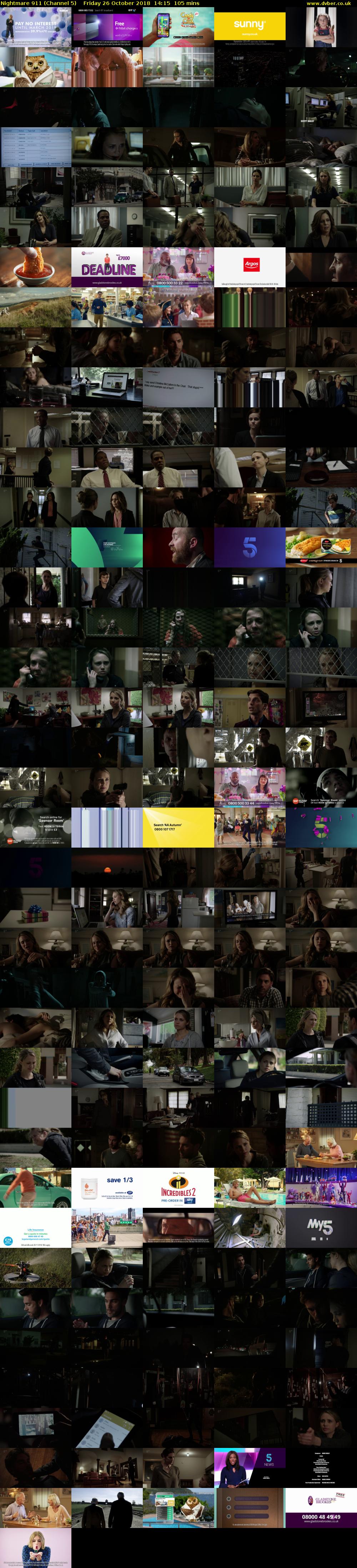 Nightmare 911 (Channel 5) Friday 26 October 2018 14:15 - 16:00