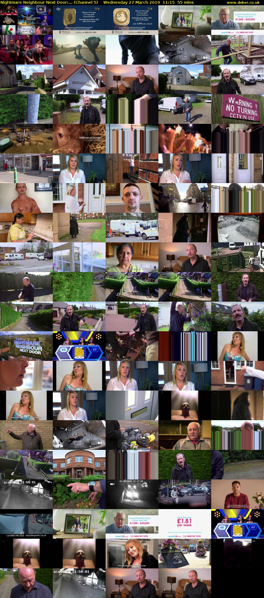 Nightmare Neighbour Next Door:... (Channel 5) Wednesday 27 March 2019 11:15 - 12:10