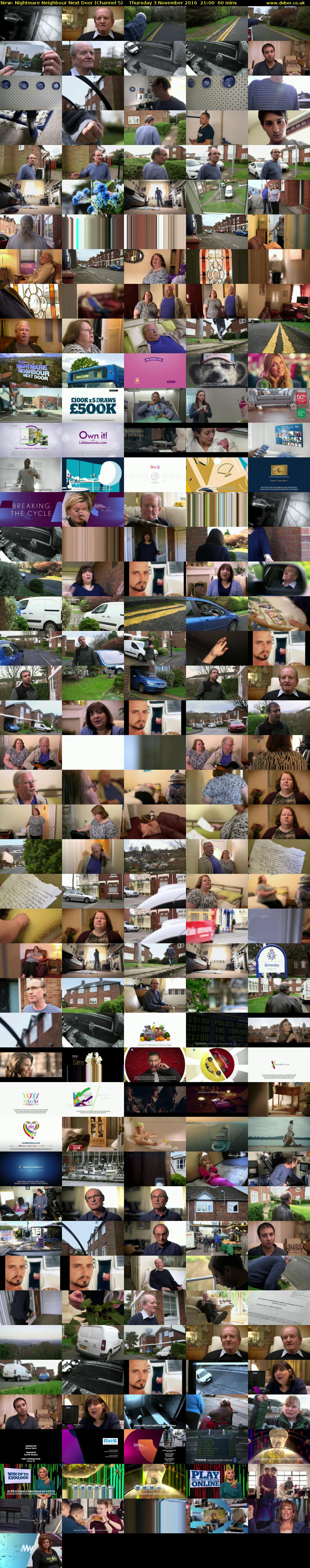 Nightmare Neighbour Next Door (Channel 5) Thursday 3 November 2016 21:00 - 22:00