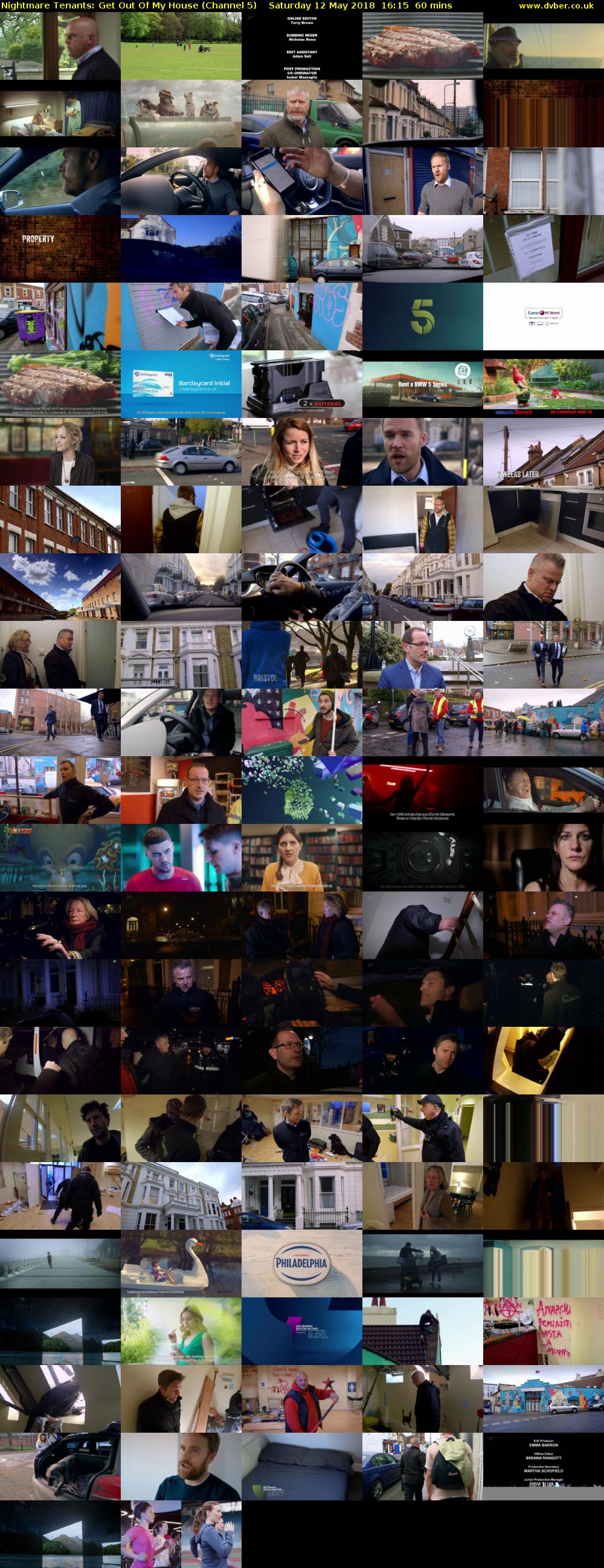 Nightmare Tenants: Get Out Of My House (Channel 5) Saturday 12 May 2018 16:15 - 17:15