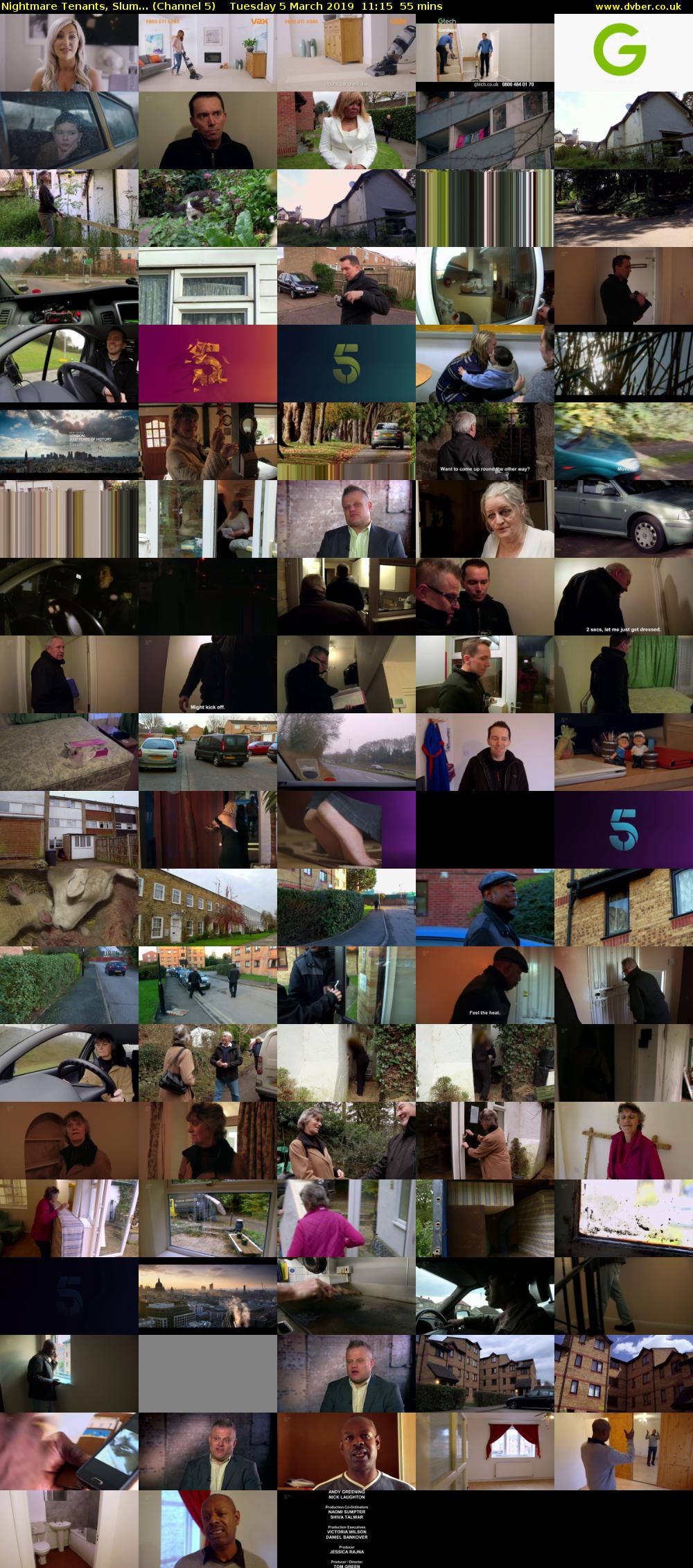 Nightmare Tenants, Slum... (Channel 5) Tuesday 5 March 2019 11:15 - 12:10