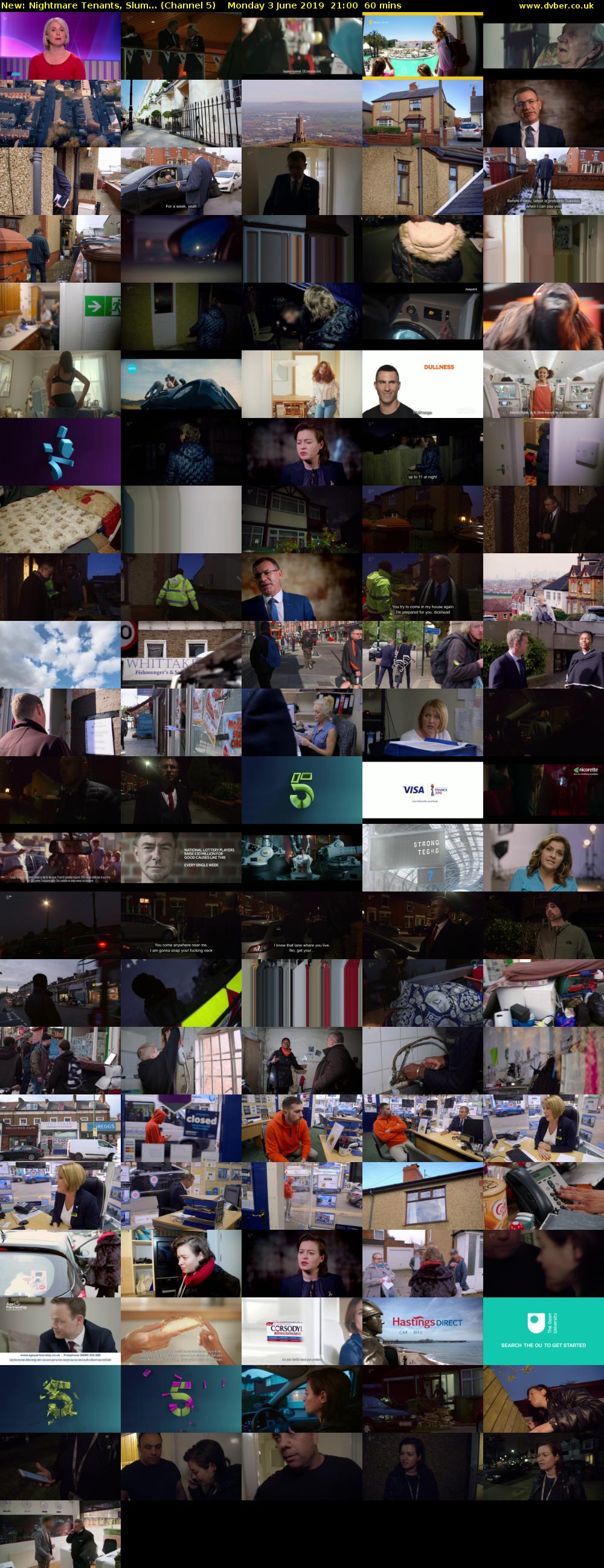 Nightmare Tenants, Slum... (Channel 5) Monday 3 June 2019 21:00 - 22:00