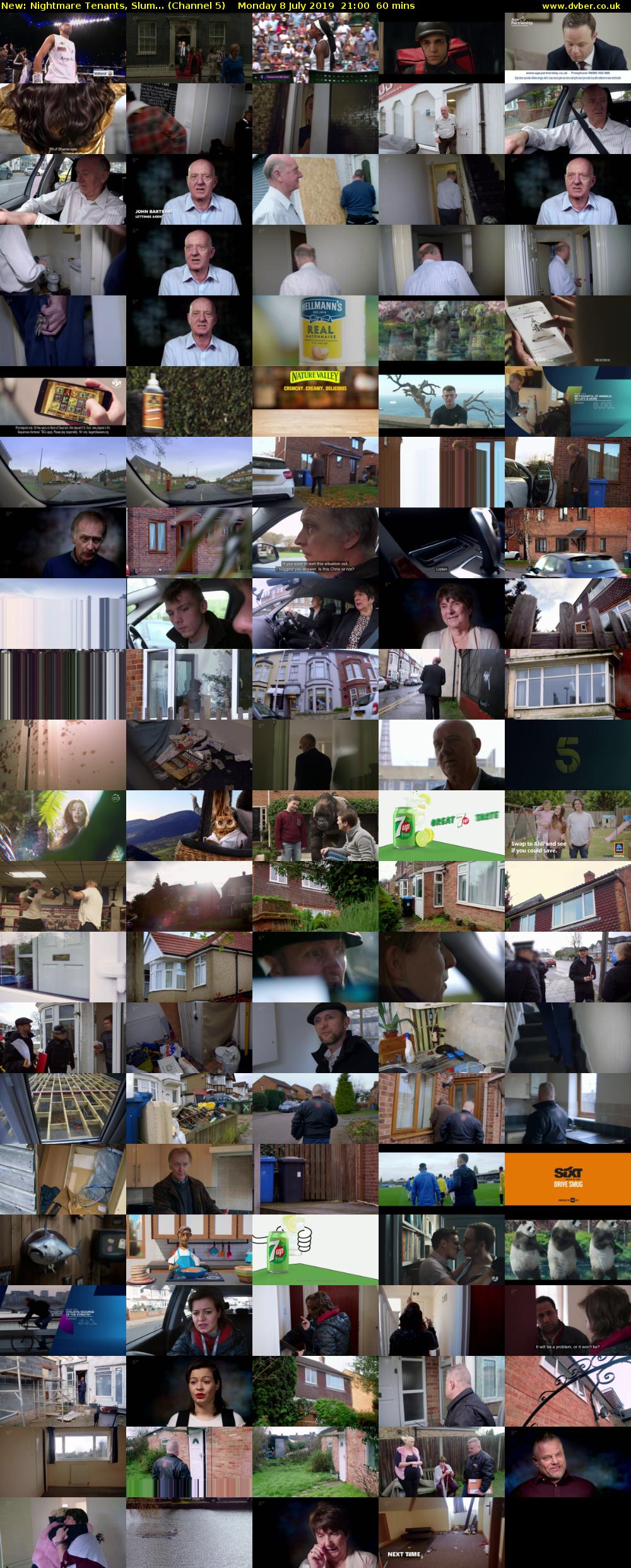 Nightmare Tenants, Slum... (Channel 5) Monday 8 July 2019 21:00 - 22:00