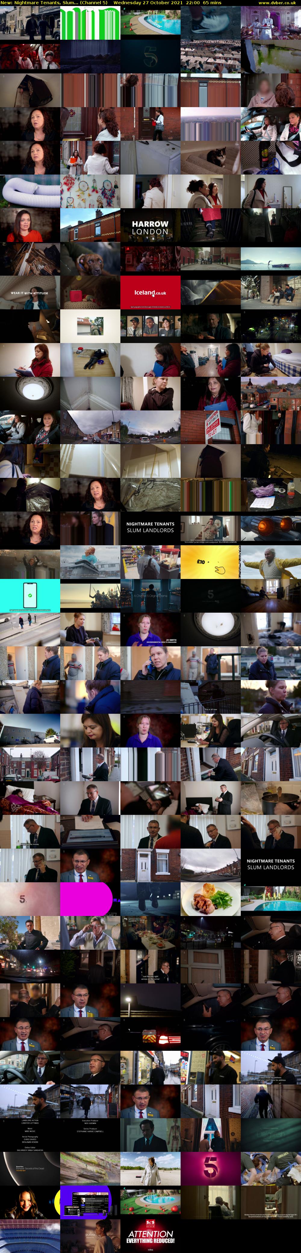 Nightmare Tenants, Slum... (Channel 5) Wednesday 27 October 2021 22:00 - 23:05