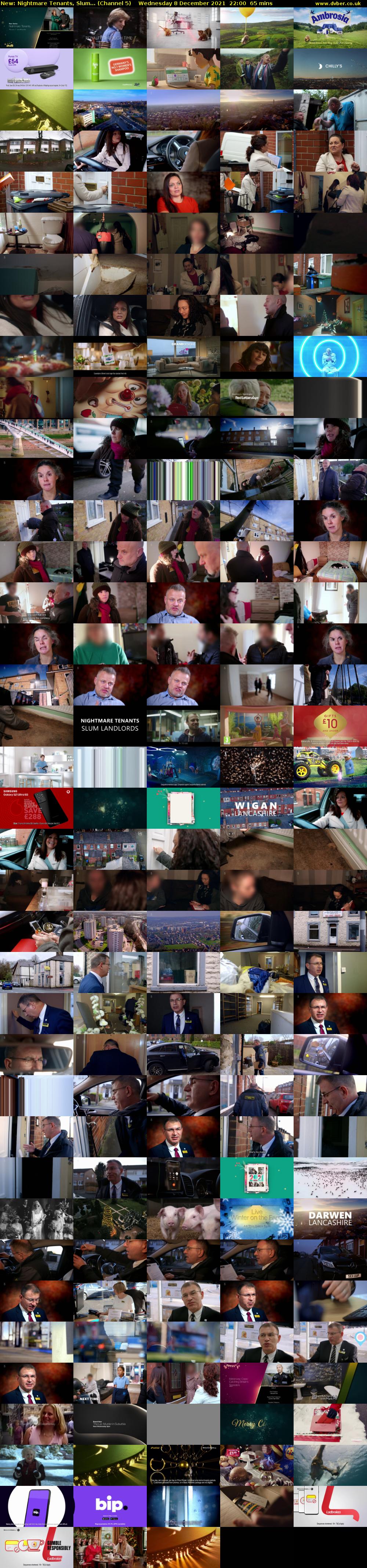 Nightmare Tenants, Slum... (Channel 5) Wednesday 8 December 2021 22:00 - 23:05