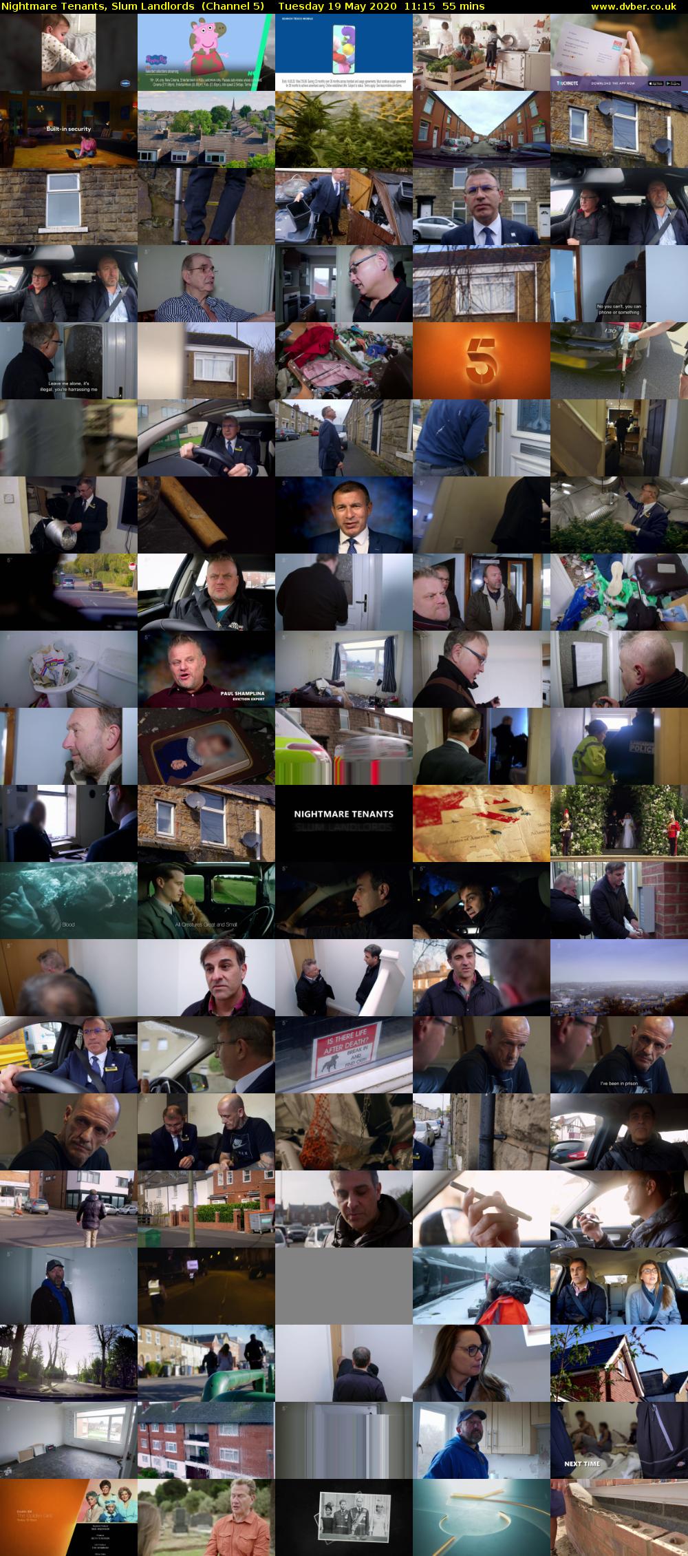 Nightmare Tenants, Slum Landlords  (Channel 5) Tuesday 19 May 2020 11:15 - 12:10