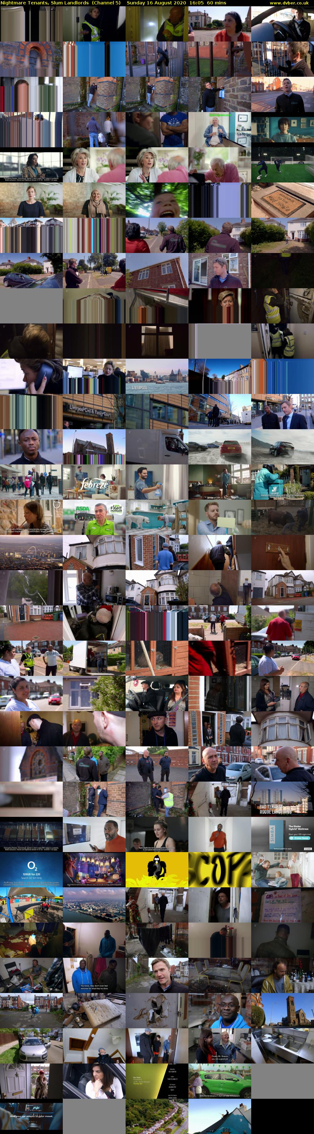 Nightmare Tenants, Slum Landlords  (Channel 5) Sunday 16 August 2020 16:05 - 17:05